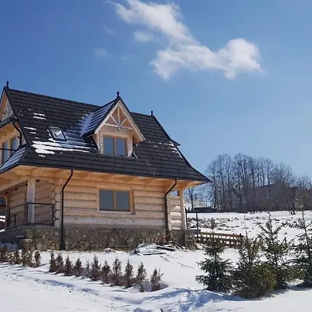 Góralski domek z bali SAŁAS Zab Exterior foto