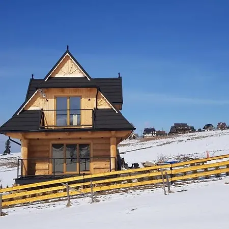 Góralski domek z bali SAŁAS Zab Exterior foto