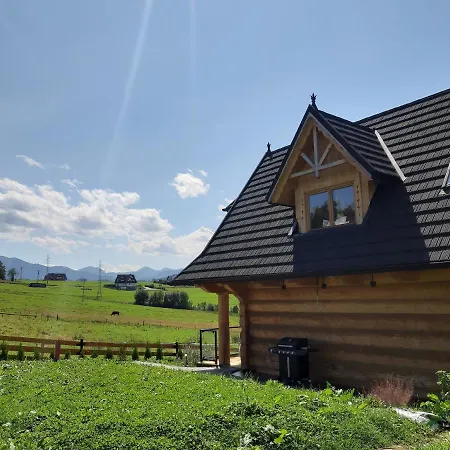 Góralski domek z bali SAŁAS Zab Exterior foto