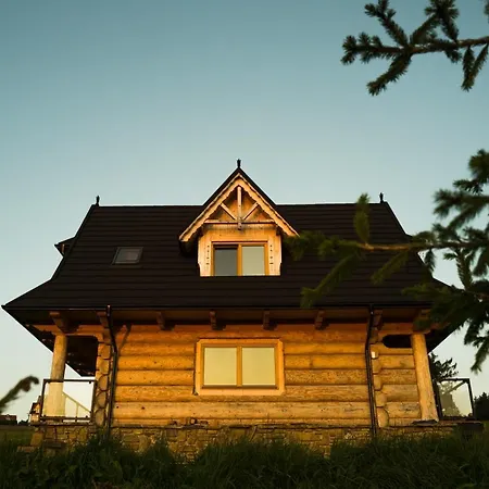 Góralski domek z bali SAŁAS Zab Exterior foto