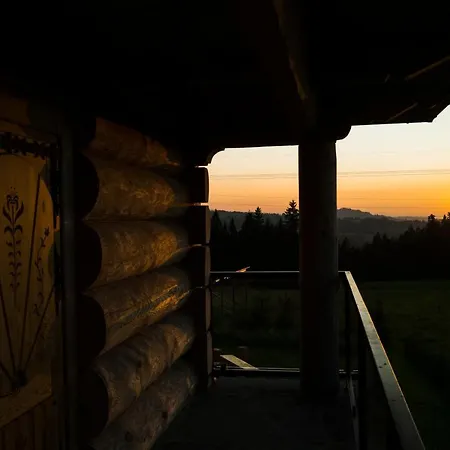 Góralski domek z bali SAŁAS Zab Exterior foto